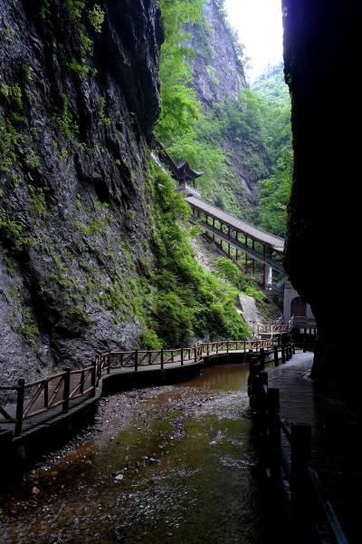 陕西商洛金丝大峡谷风景图片(20张)