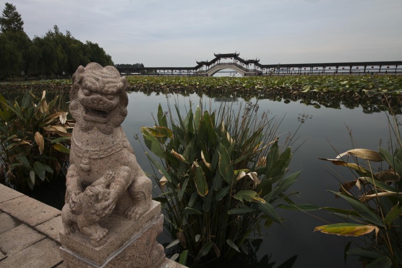 江苏昆山锦溪古镇风景图片(12张)