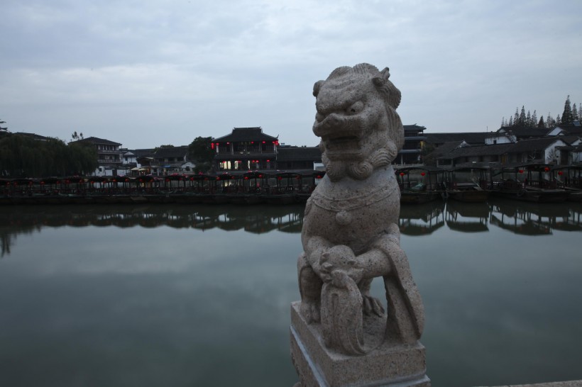 江苏昆山锦溪古镇风景图片(12张)