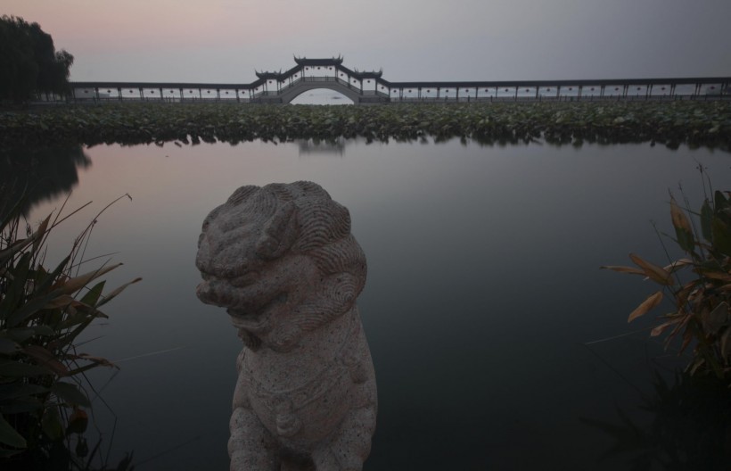 江苏昆山锦溪古镇风景图片(12张)