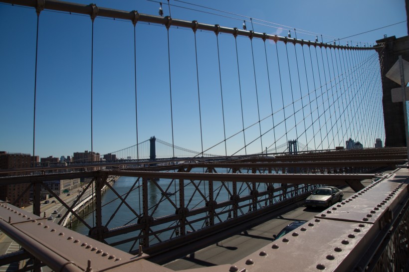 美国纽约布鲁克林大桥风景图片(13张)
