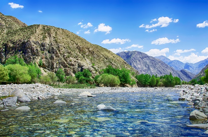 新疆克尔古提峡谷风景图片(10张)