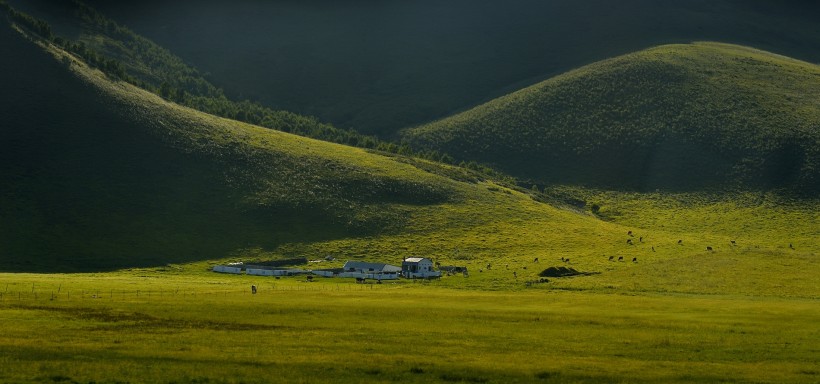 内蒙古科尔沁草原风景图片(11张)