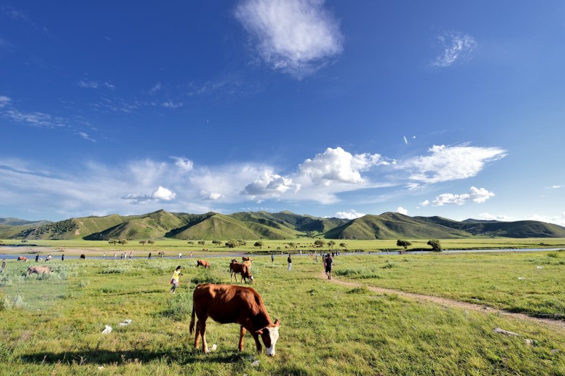 内蒙古科尔沁草原风景图片(11张)
