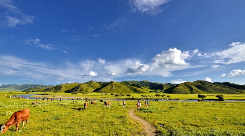 内蒙古科尔沁草原风景图片(11张)