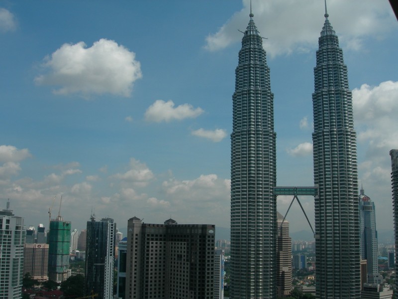 马来西亚吉隆坡石油双塔图片(12张)