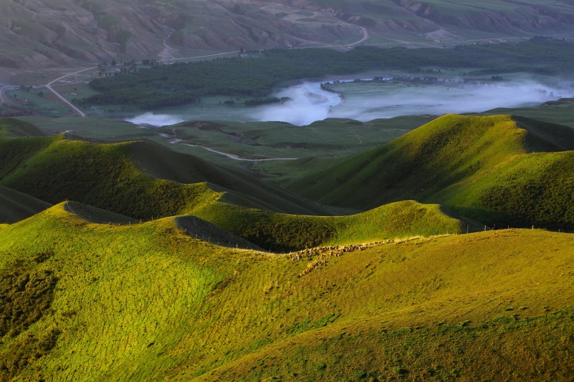 新疆库克苏河风景图片(11张)
