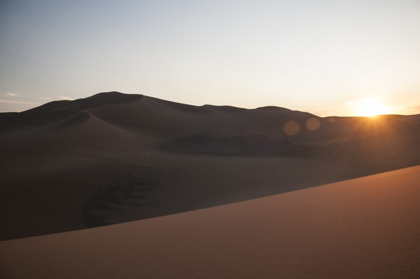 新疆库木塔格沙漠风景图片(10张)