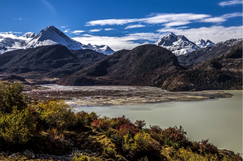 西藏来古冰川风景图片(11张)