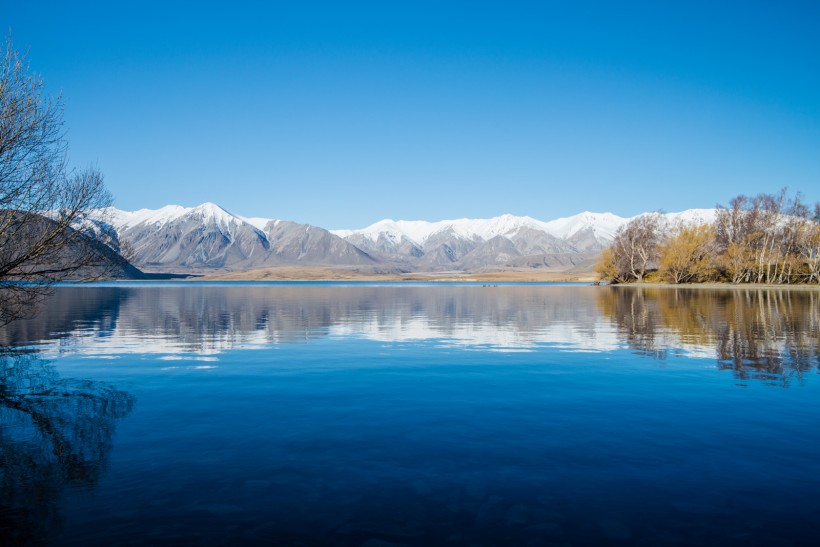 新西兰白鹭湖风景图片(15张)