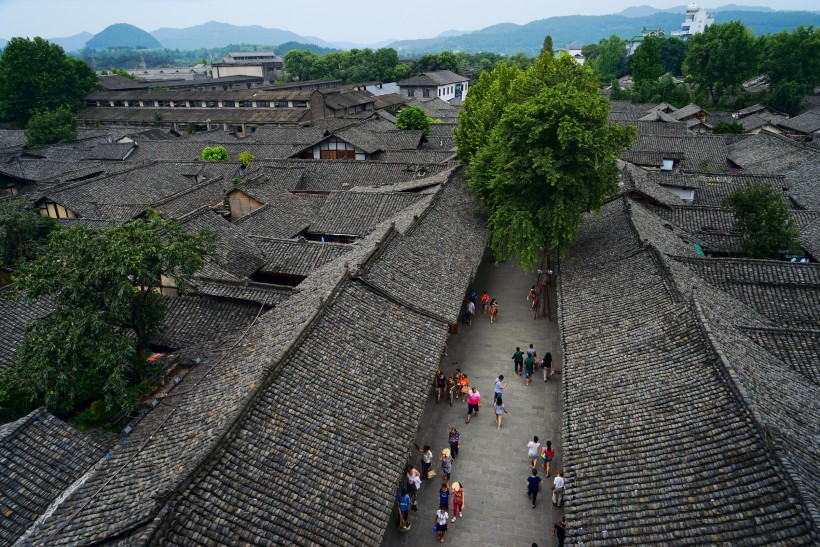 四川阆中古镇风景图片(14张)