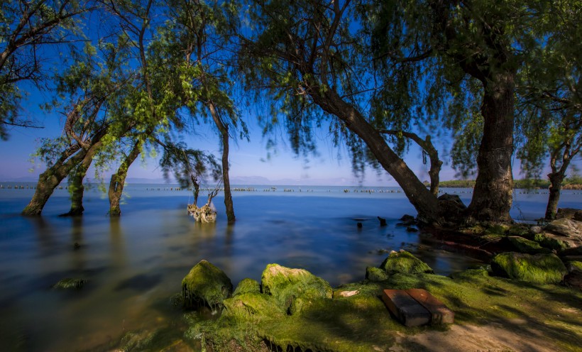 云南昆明捞鱼河湿地公园风景图片(21张)