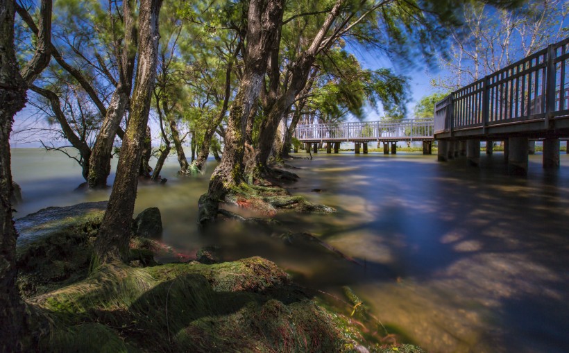 云南昆明捞鱼河湿地公园风景图片(21张)