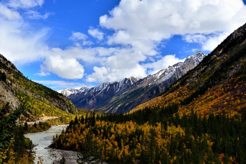 西藏拉萨河风景图片(5张)