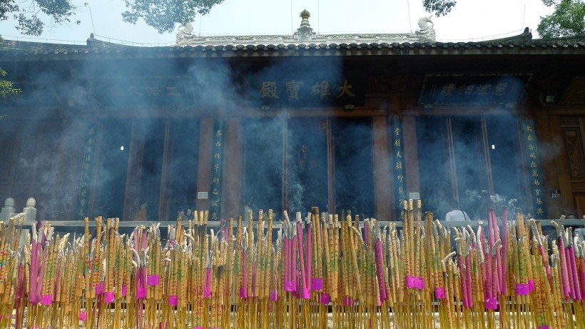 四川乐山凌云寺风景图片(8张)