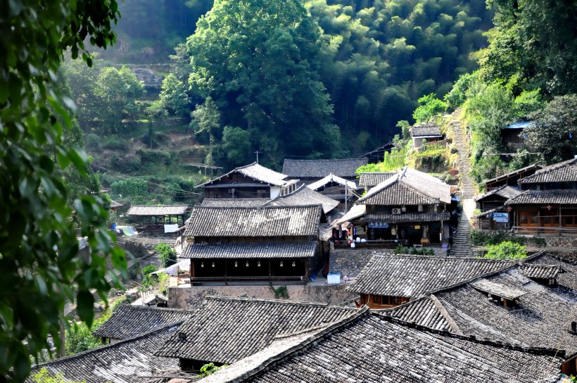 浙江林坑风景图片(14张)