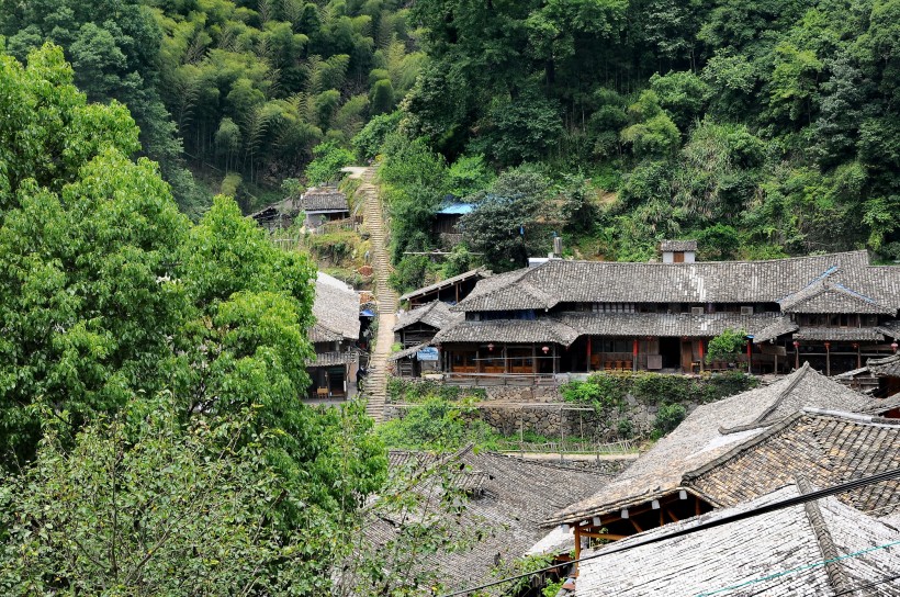 浙江林坑风景图片(14张)