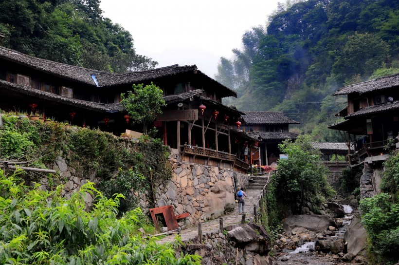 浙江林坑风景图片(14张)