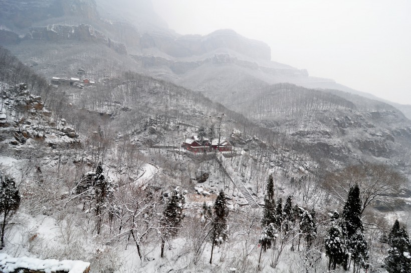 河南林州雪景图片(9张)