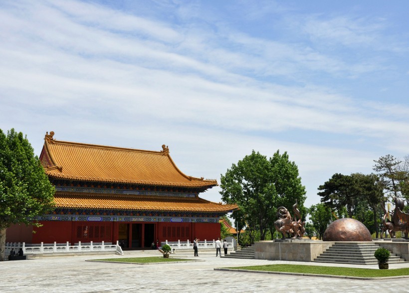 陕西西安楼观台风景图片(8张)