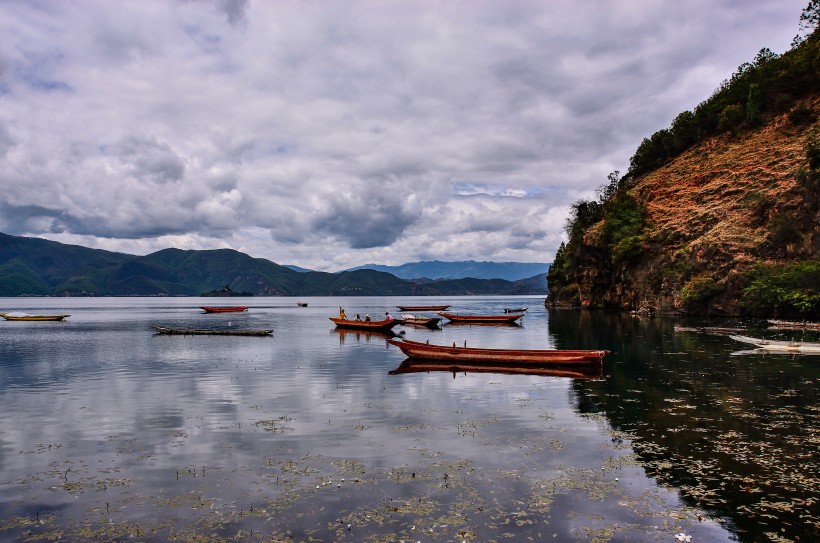 美丽的泸沽湖风景图片(7张)