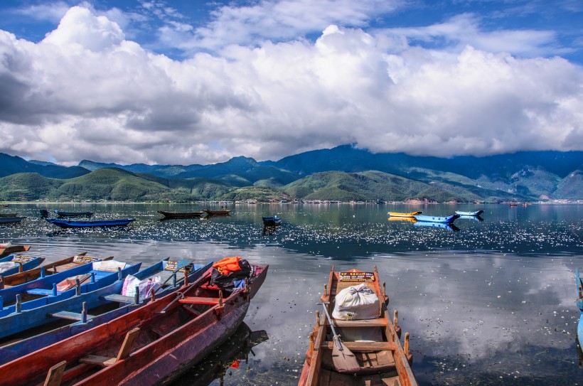 四川泸沽湖风景图片(19张)