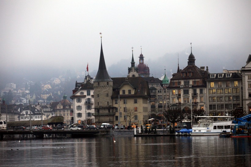 瑞士小镇琉森风景图片(13张)