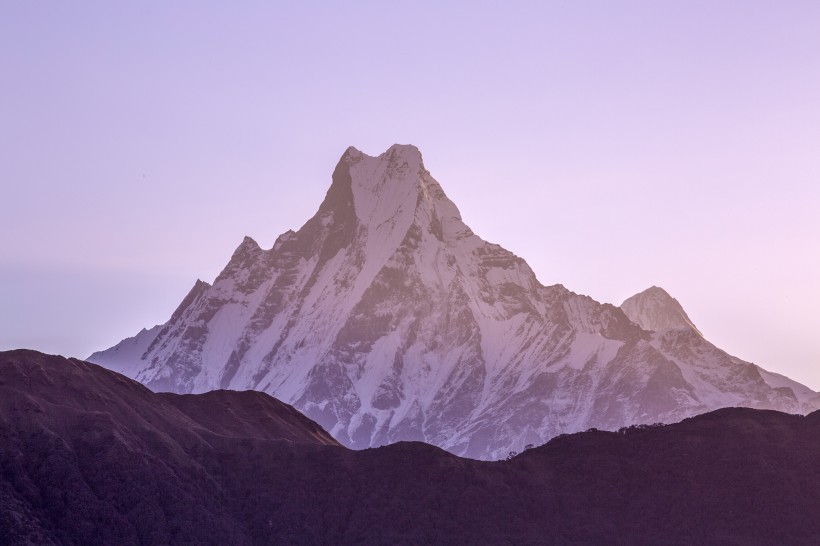 尼泊尔鱼尾峰风景图片(10张)