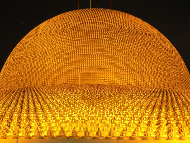 曼谷的法身寺图片(21张)