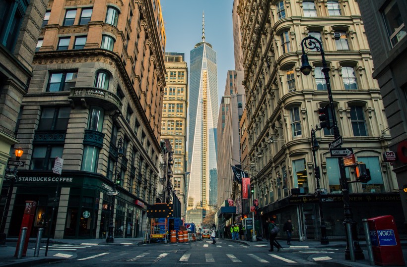 美国纽约曼哈顿城市建筑风景图片(12张)