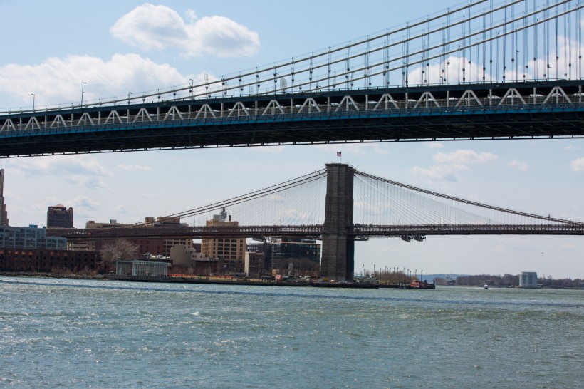 美国纽约曼哈顿大桥风景图片(16张)