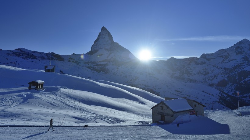 瑞士马特洪峰雪景图片(7张)
