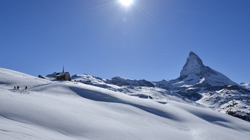 瑞士马特洪峰雪景图片(7张)