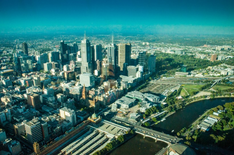 澳大利亚墨尔本城市街景图片(9张)