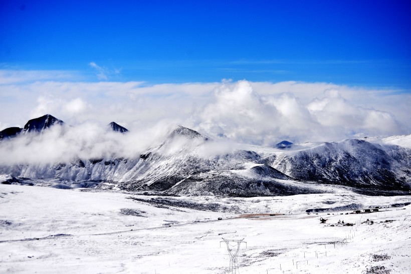 西藏米拉山口风景图片(16张)