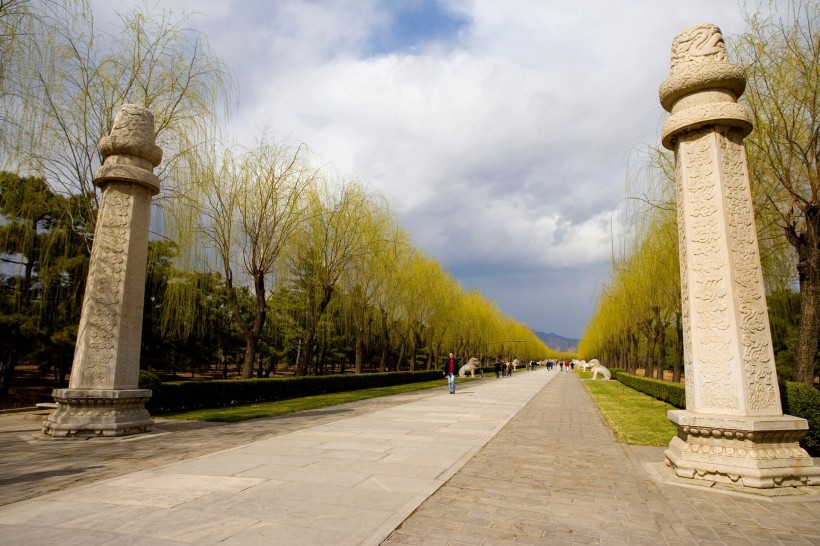 北京明十三陵石雕群图片(24张)