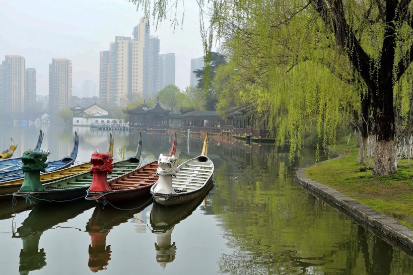 南京莫愁湖风景图片(17张)