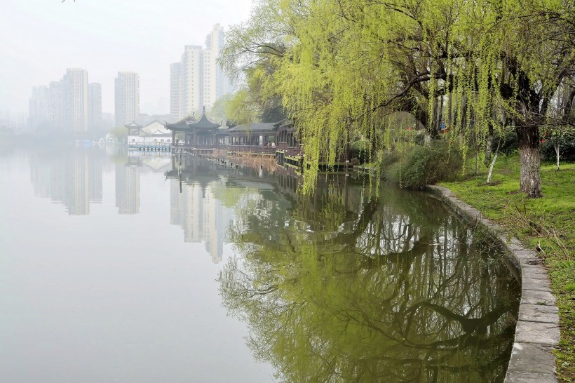 南京莫愁湖风景图片(17张)