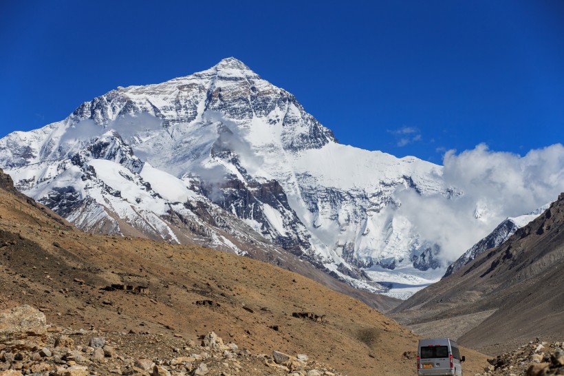 西藏珠穆朗玛峰风景图片(14张)