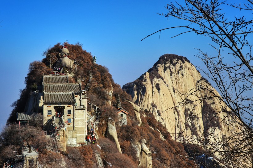 陕西渭南华山风景图片(11张)