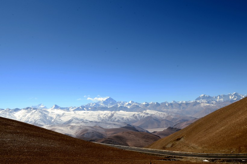 西藏珠穆朗玛峰风景图片(18张)