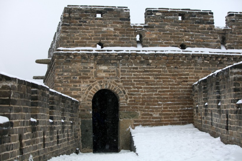 北京慕田峪长城雪中风景图片(21张)