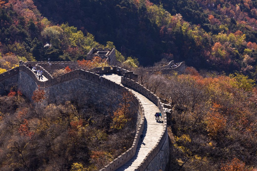 北京慕田峪长城风景图片(9张)