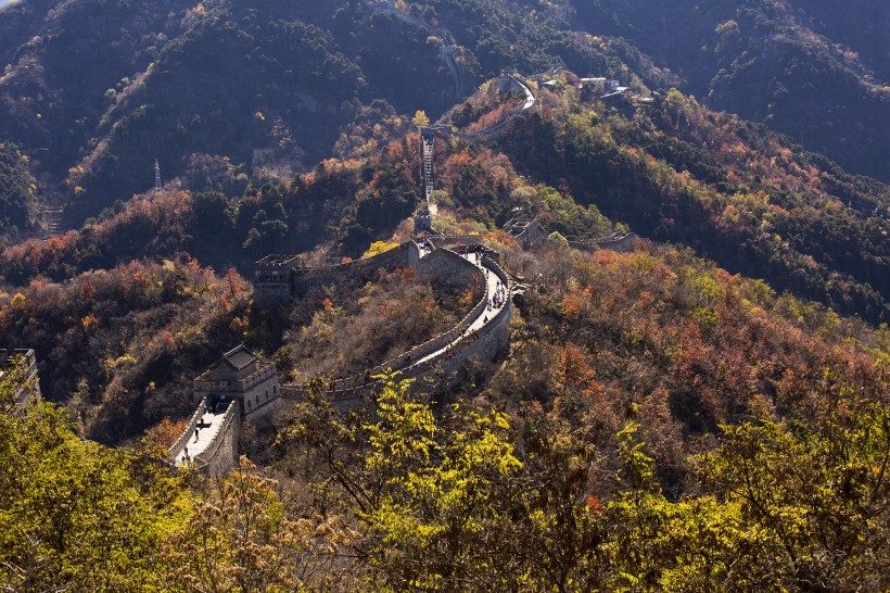 北京慕田峪长城风景图片(9张)