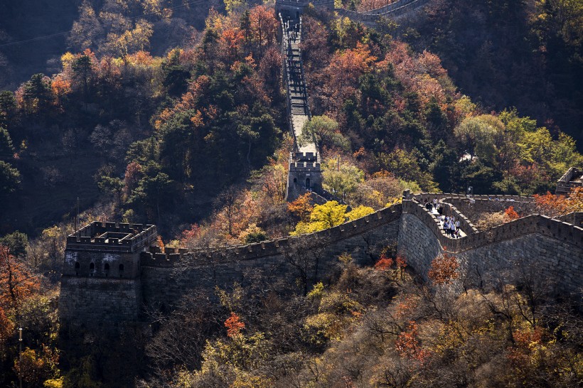 北京慕田峪长城风景图片(9张)