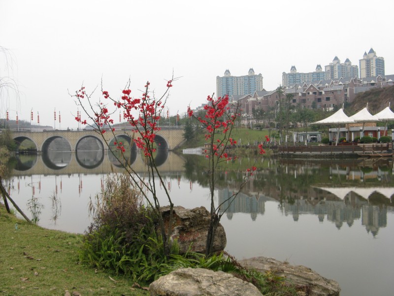 商丘南湖公园风景图片(13张)