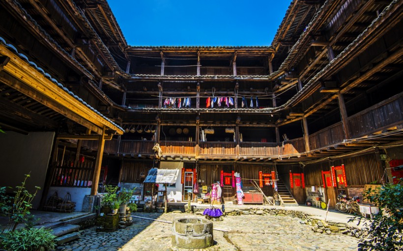 福建南靖土楼风景图片(15张)