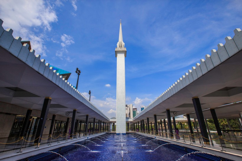 马来西亚吉隆坡国家清真寺图片(8张)