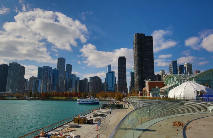 美国芝加哥海军码头风景图片(20张)