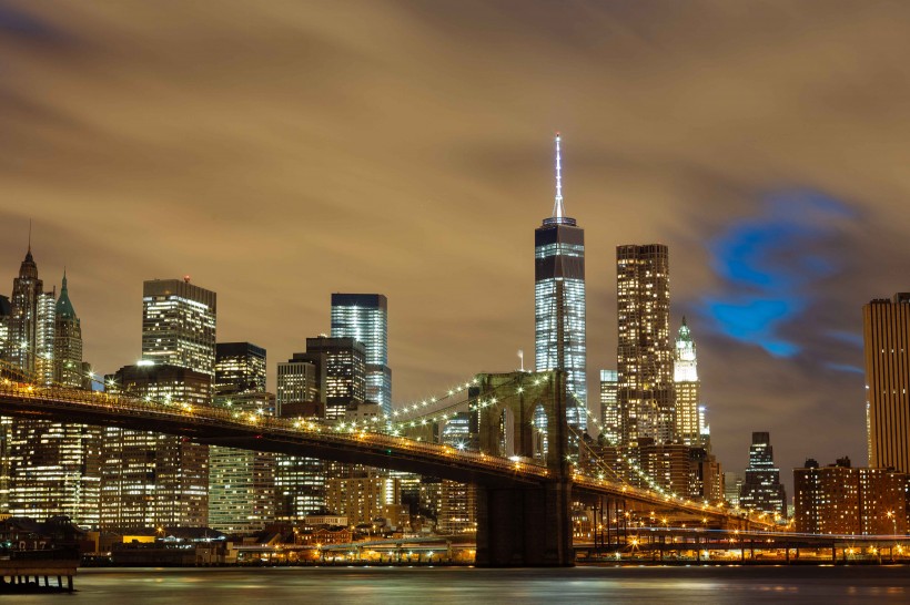 美国纽约城市夜景图片(13张)
